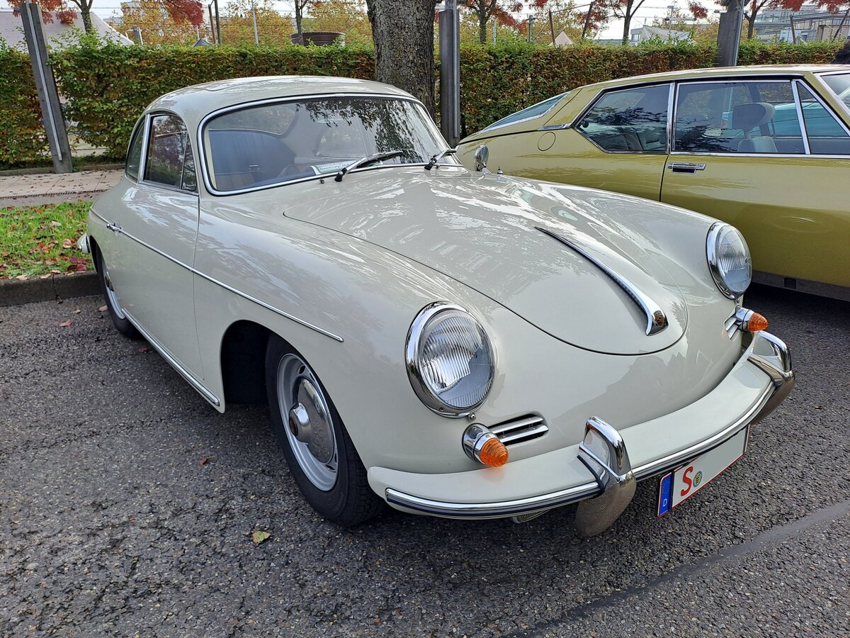 Porsche 356B von 1960 am 20.10.2024 beim Filderkrautfest 2024.