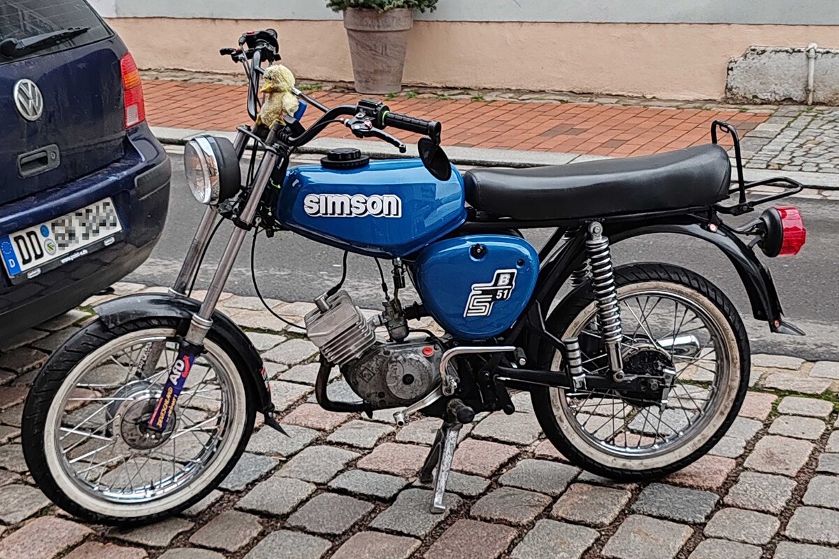 =Simson S 51, gesehen im Dezember 2024 in Wilsdruff