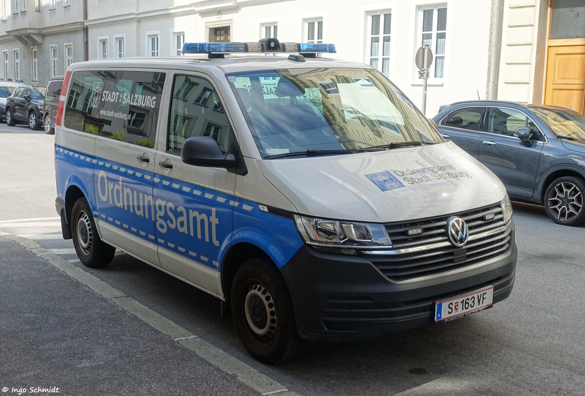 Stadt Salzburg | Ordnungsamt | S-163 VF | VW T6.1 | 11.09.2021 in Salzburg