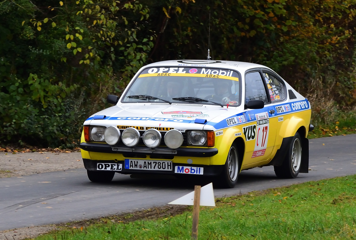 Vorwagen C17, Opel Kadett C, ADAC Rallye Köln Ahrweiler am 9.11.2024