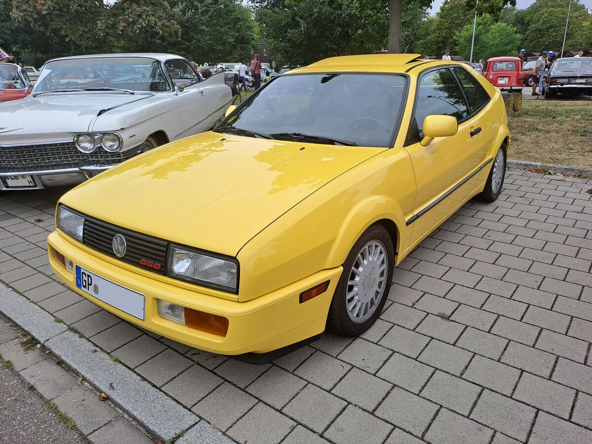 Vw Corrado G60 von 1990 am 08.09.2024 beim Oldtimertreff am alten Neckar