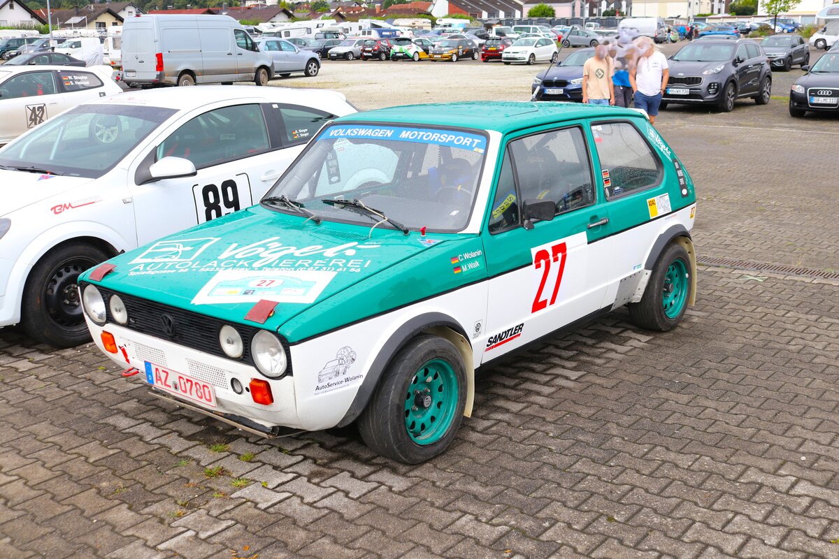 VW Golf 2 Ralley am 27.07.24 bei der Main Kinzig Ralley in Wächtersbach