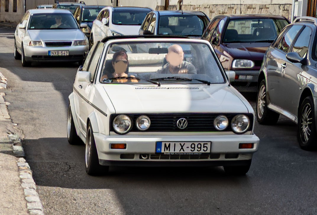 VW Golf I Cabriolet. Foto: September 2024.