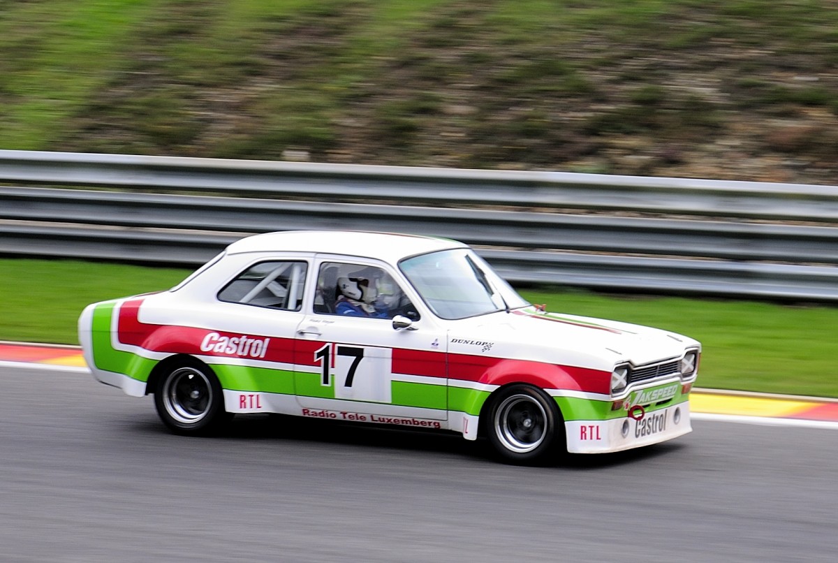  Zakspeed, FORD ESCORT MK1  , beim Closed Wheel Race, des Historic Sports Car Club im Rahmen der Classic SPA SIX HOURS 19.September 2015