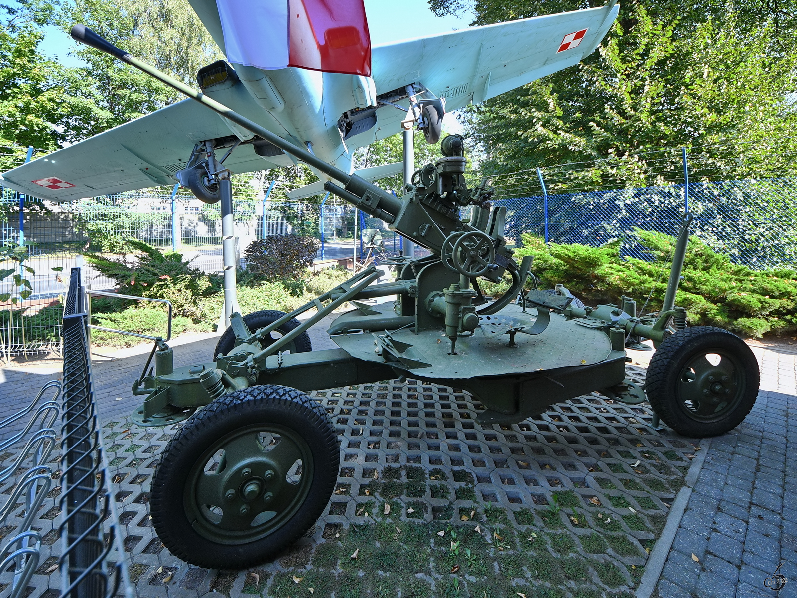 Anfang September 2024 war im Außenbereich des Museums für Luftverteidigung in Koszalin (Köslin) die 37-mm-Flugabwehrkanone M1939 (61K) ausgestellt.