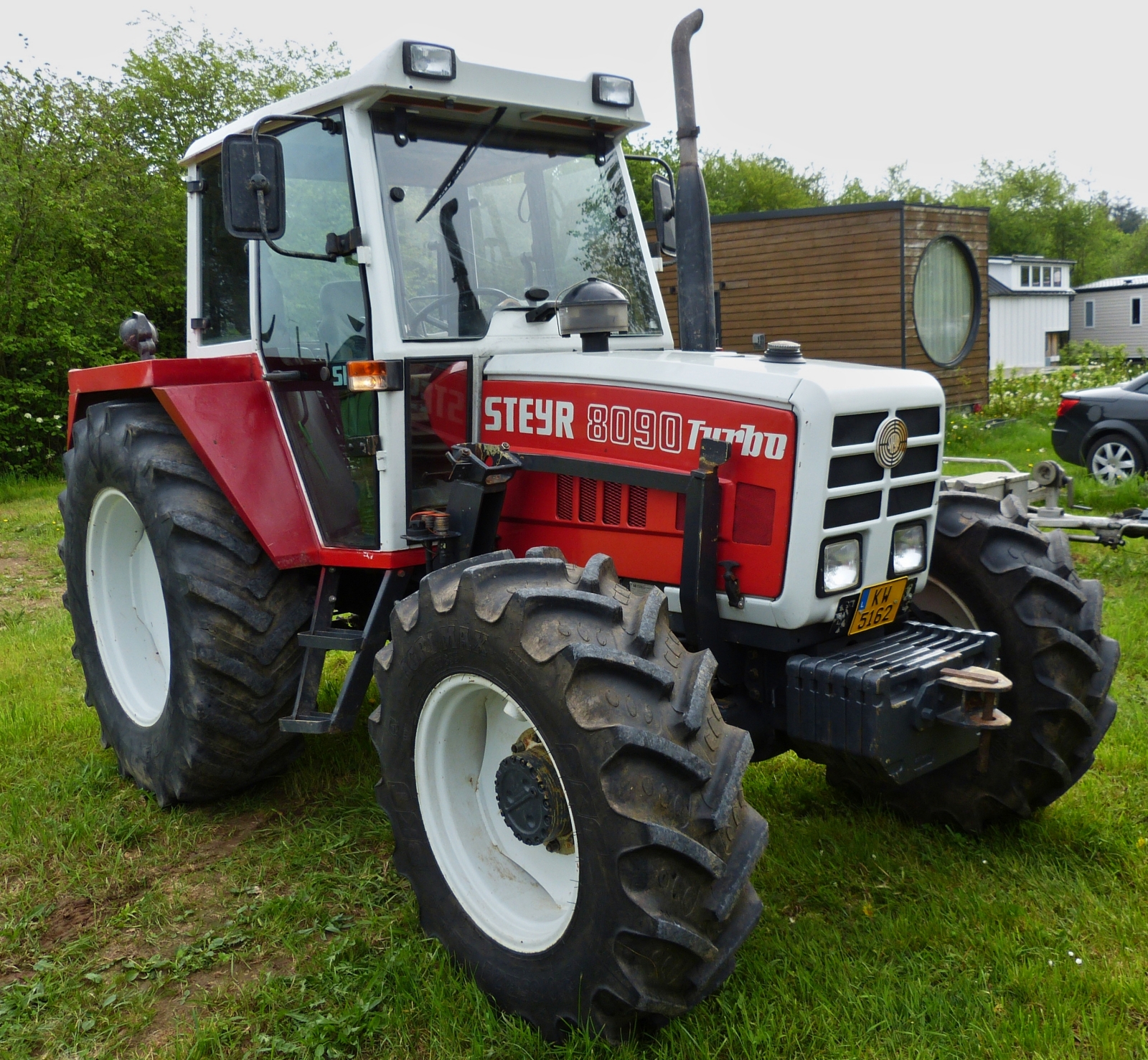  Auch dieser Steyr 8090 Turbo wird an der Rundfahrt Vintage Fuussekaul teilnehmen. 09.05.2023