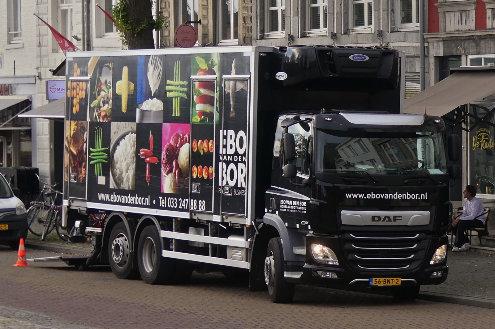 DAF CF Kühllaster, aufgenommen in Maastricht. 12.09.2024 