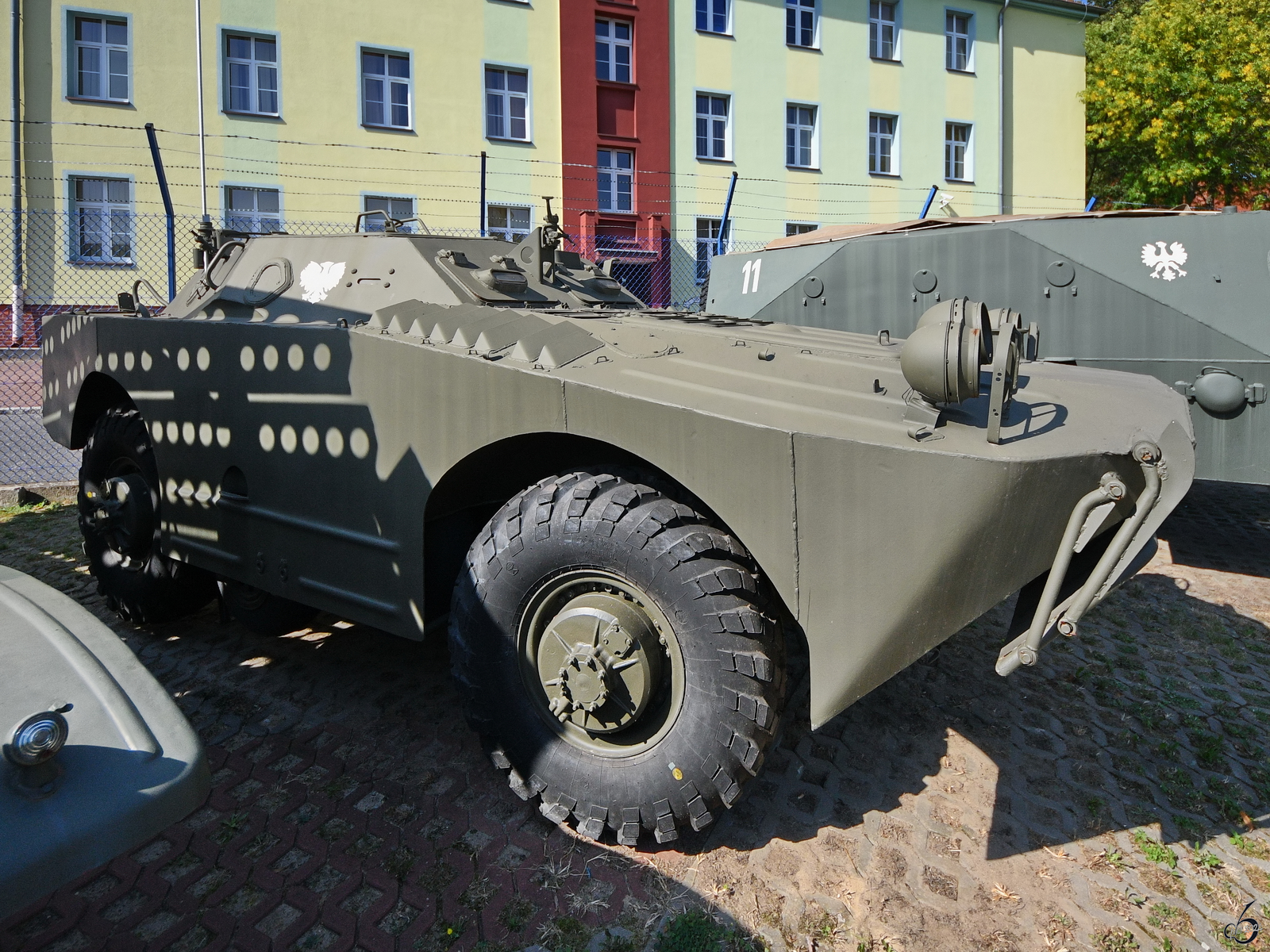 Der BRDM-1 ist ein voll amphibischer auf Basis des BTR-40 entwickelter Spähpanzer mit Allradantrieb. (Museum für Luftverteidigung Koszalin (Köslin), September 2024)