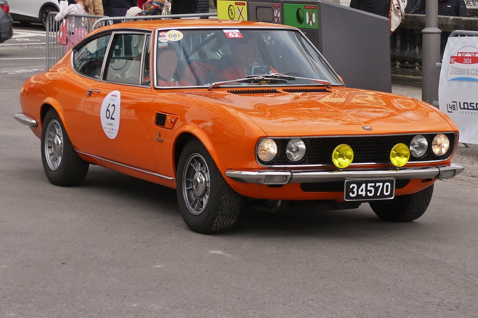 Fiat Dino 2400 Coupé, war bei der Luxemburg Classic mit dabei. 14.09.2024