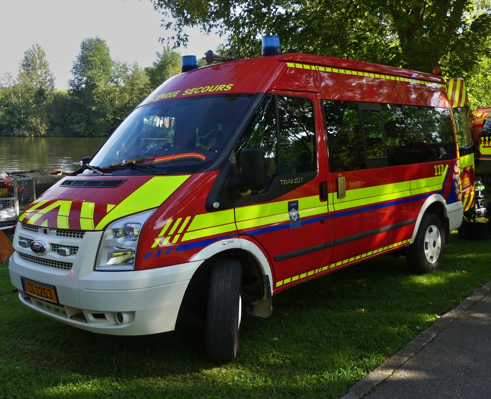 Ford Transit des CGDIS, war beim Tag der Rettungskräfte in Echternach vor Ort. 22.09.2024