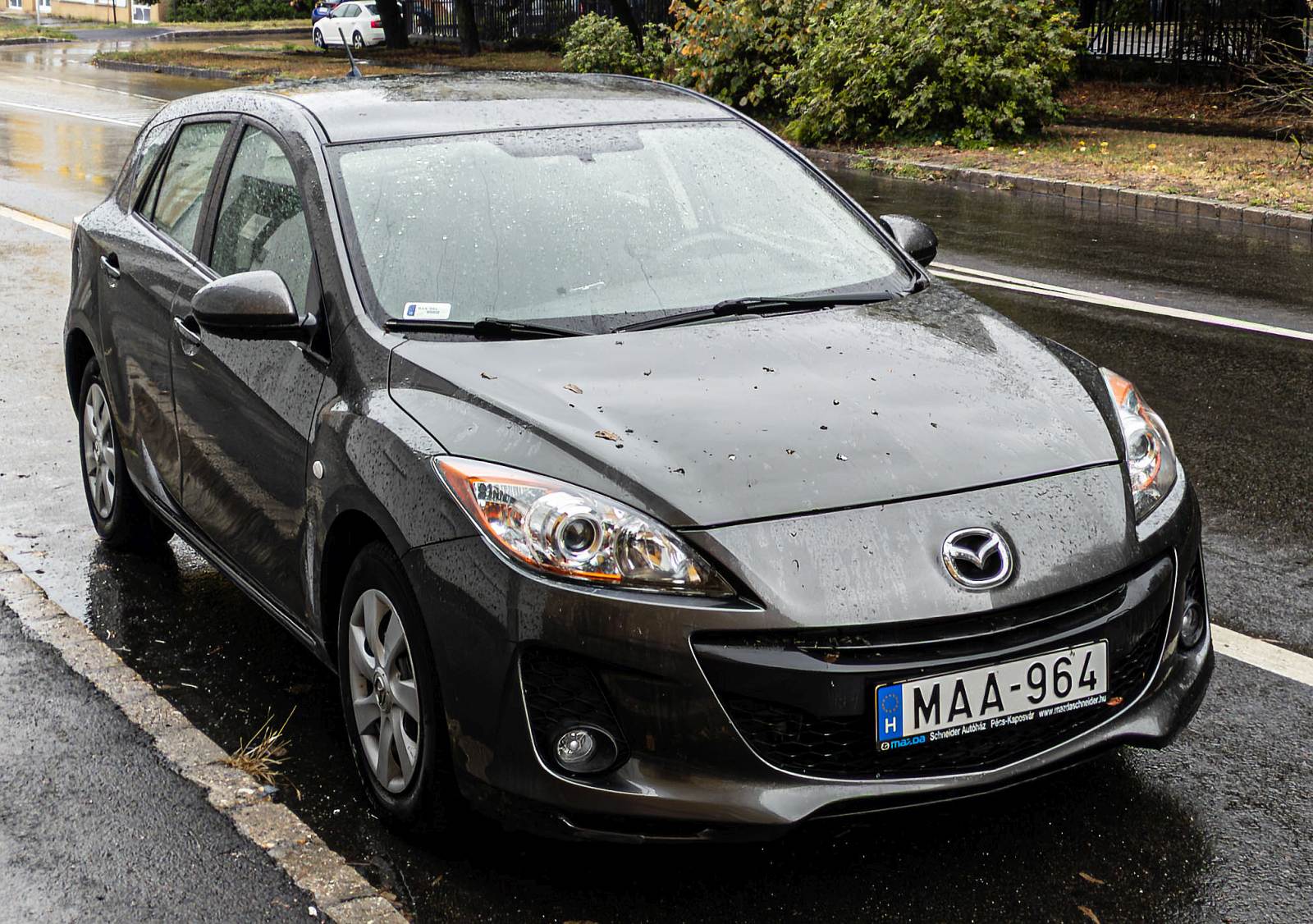 Frontansicht: Mazda 3 Mk2. Foto: September 2024.