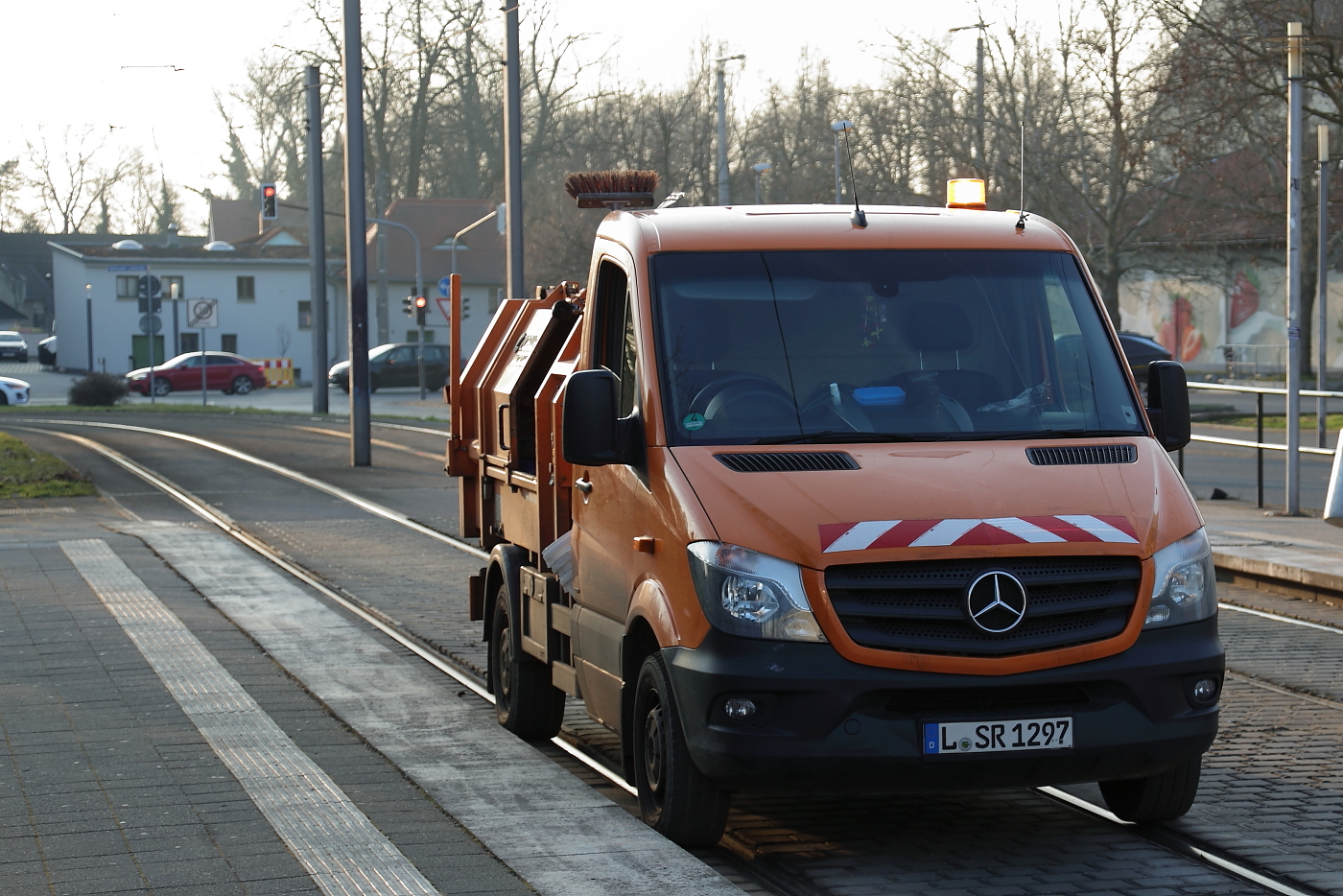 Leipziger Strassenreinigung Rechtslenker MB am 08.02.2025