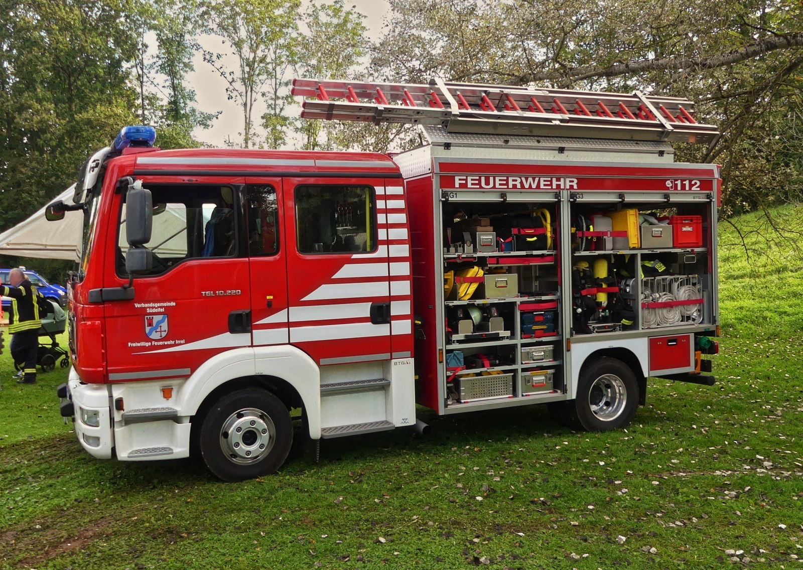 MAN TGL 10.220, der Freiwilligen Feuerwehr aus Irrel war auch zum Tag der Rettungsdienste nach Echternach angereist. 22.09.2024    