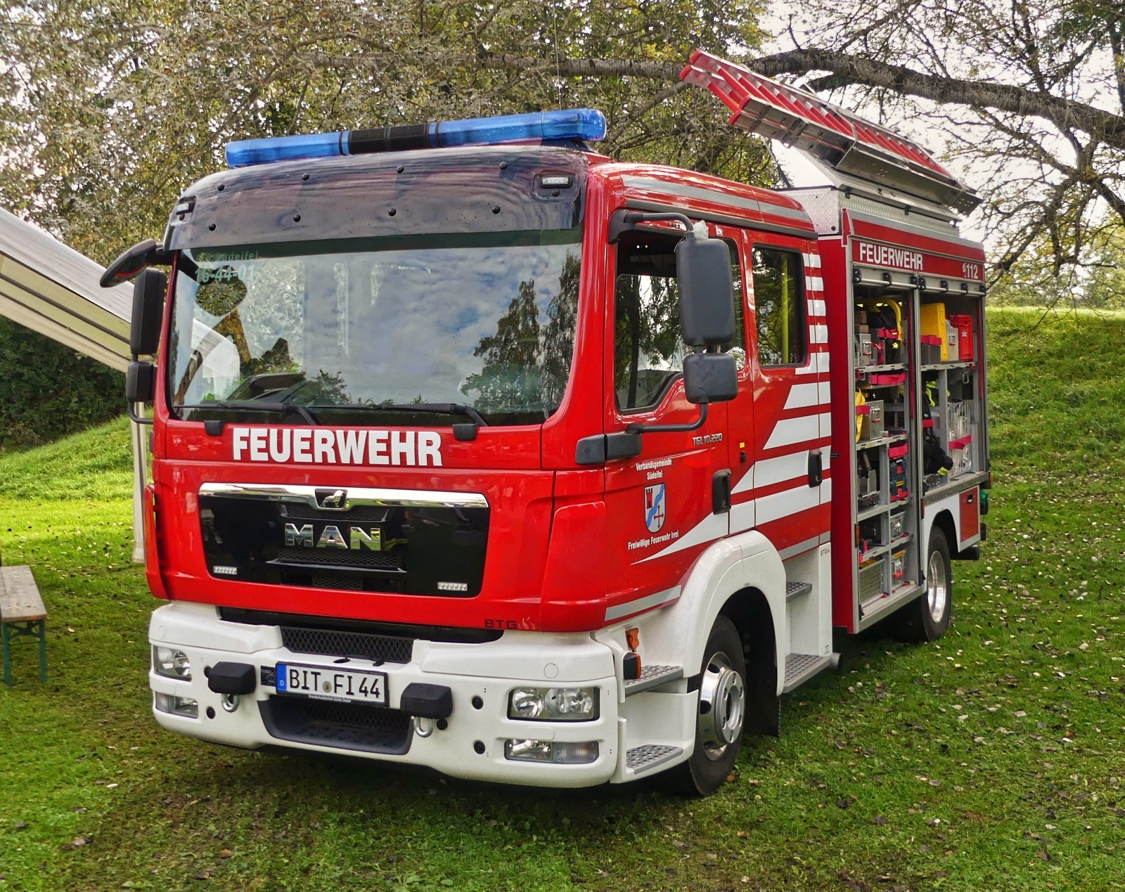 MAN TGL 10.220, der Freiwilligen Feuerwehr aus Irrel war auch zum Tag der Rettungsdienste nach Echternach angereist. 22.09.2024    