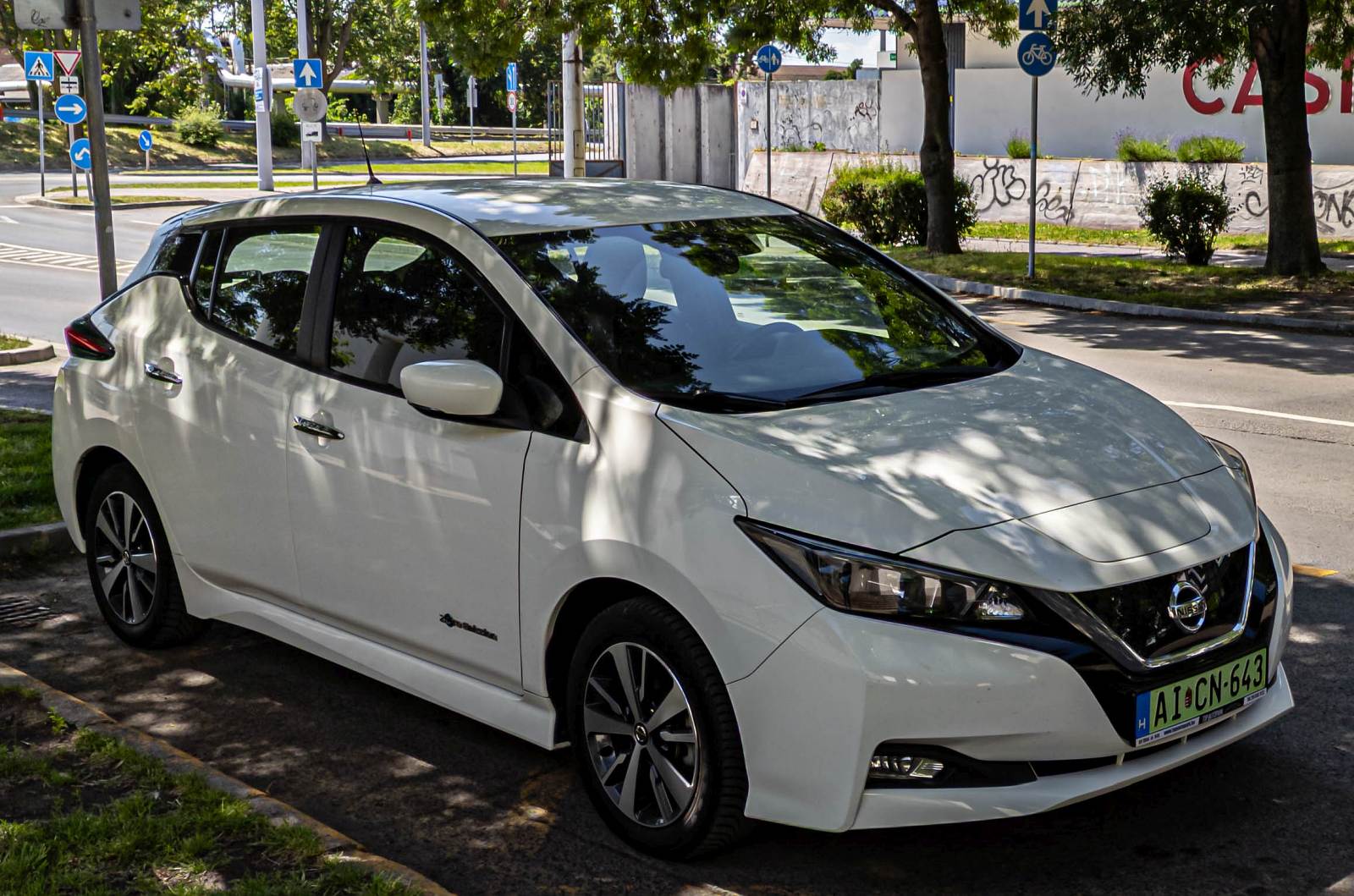 Nissan Leaf, zweite Generation. Foto: Mai, 2024.