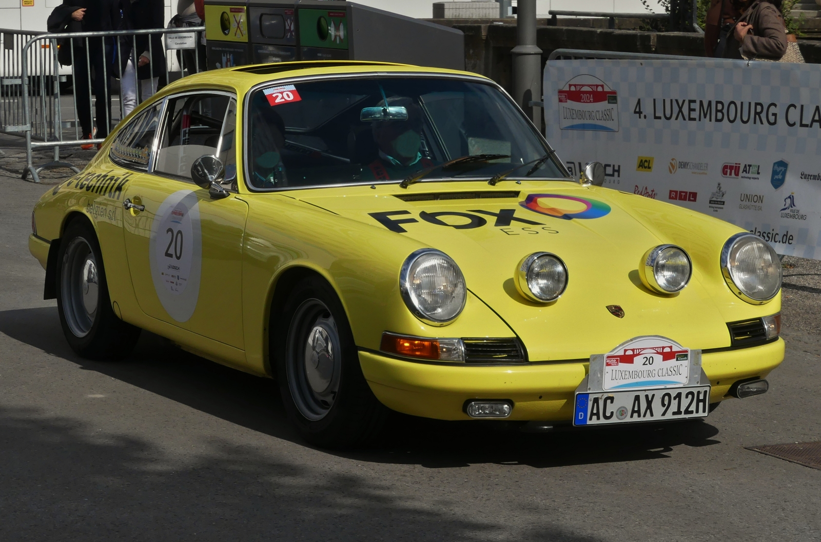 Porsche 912, BJ 1966, nahm an der Luxemburg Classic teil. Luxemburg 14.09.2024