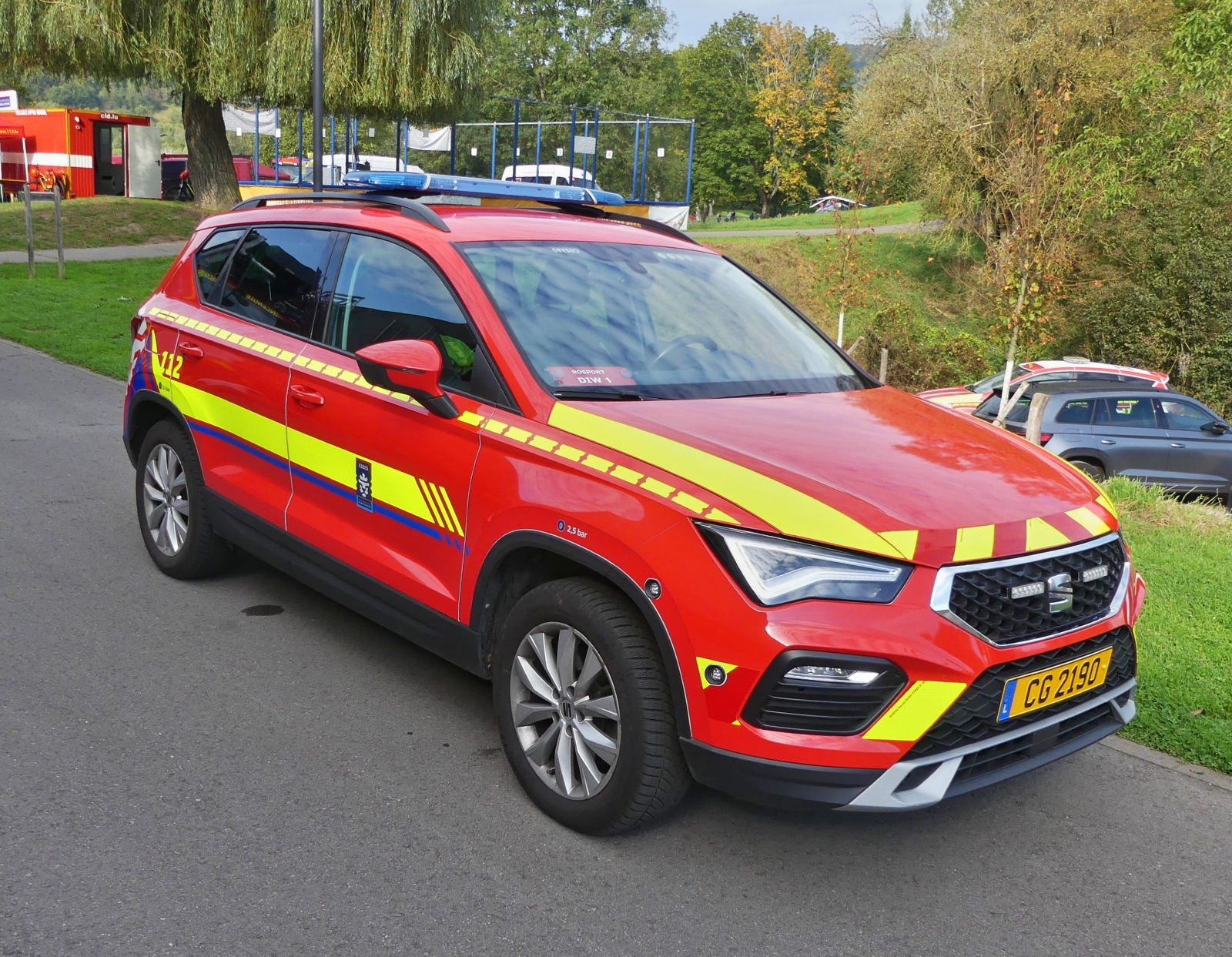 Seat Atega, der Wehr aus Rosport, war am Tag der Rettungsdienste in Echternach zu sehen. 22.09.2024