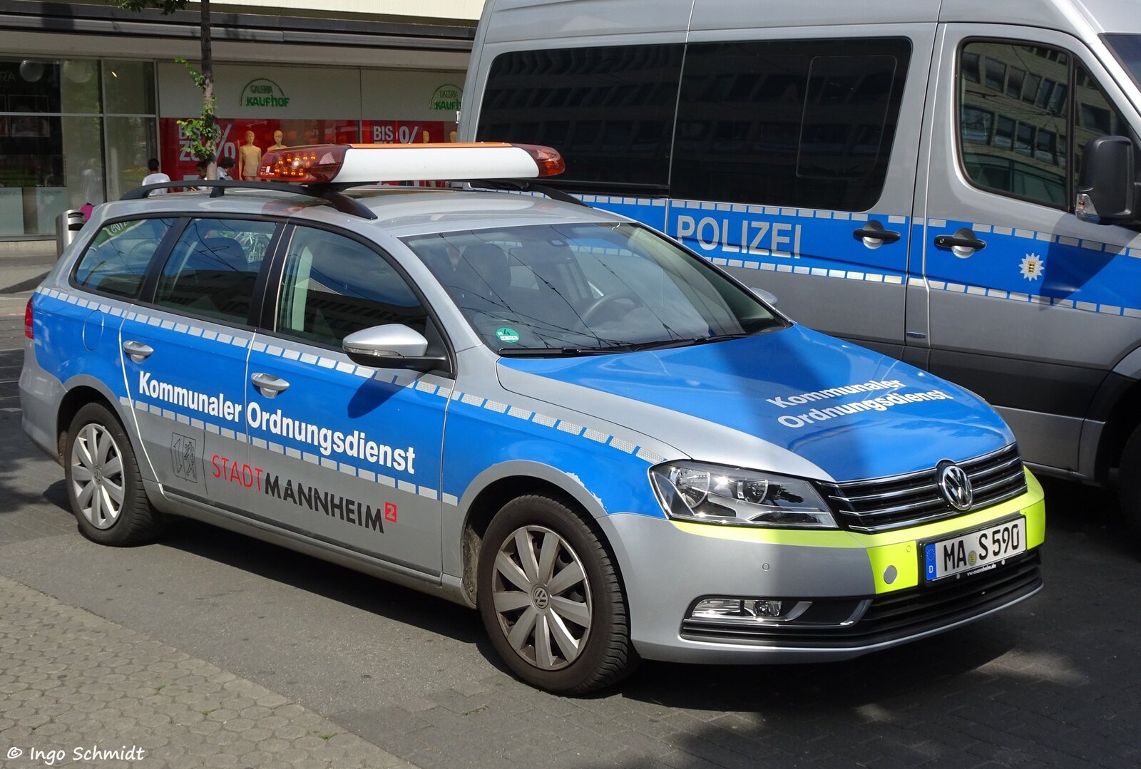 Stadt Mannheim | Polizeibehörde - Kommunaler Ordnungsdienst (KOD) | MA-S 590 | VW Passat Variant | 05.07.2017 in Mannheim