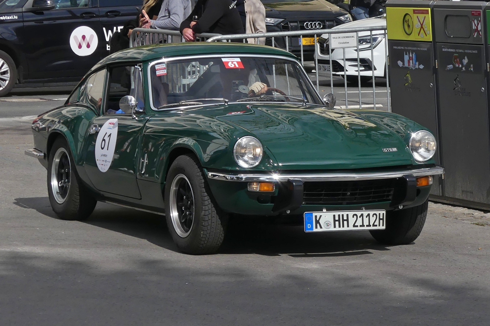 Triumph GT 6 MK 3, BJ 1971, war als Teilnehmer bei der Luxemburg Classic dabei. 14.09.2024