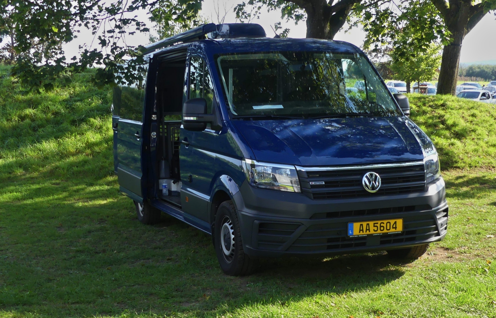 VW Crafter II, Behörden Fahrzeug war beim Tag der Rettungsdienste zu sehen. 22.09.2024