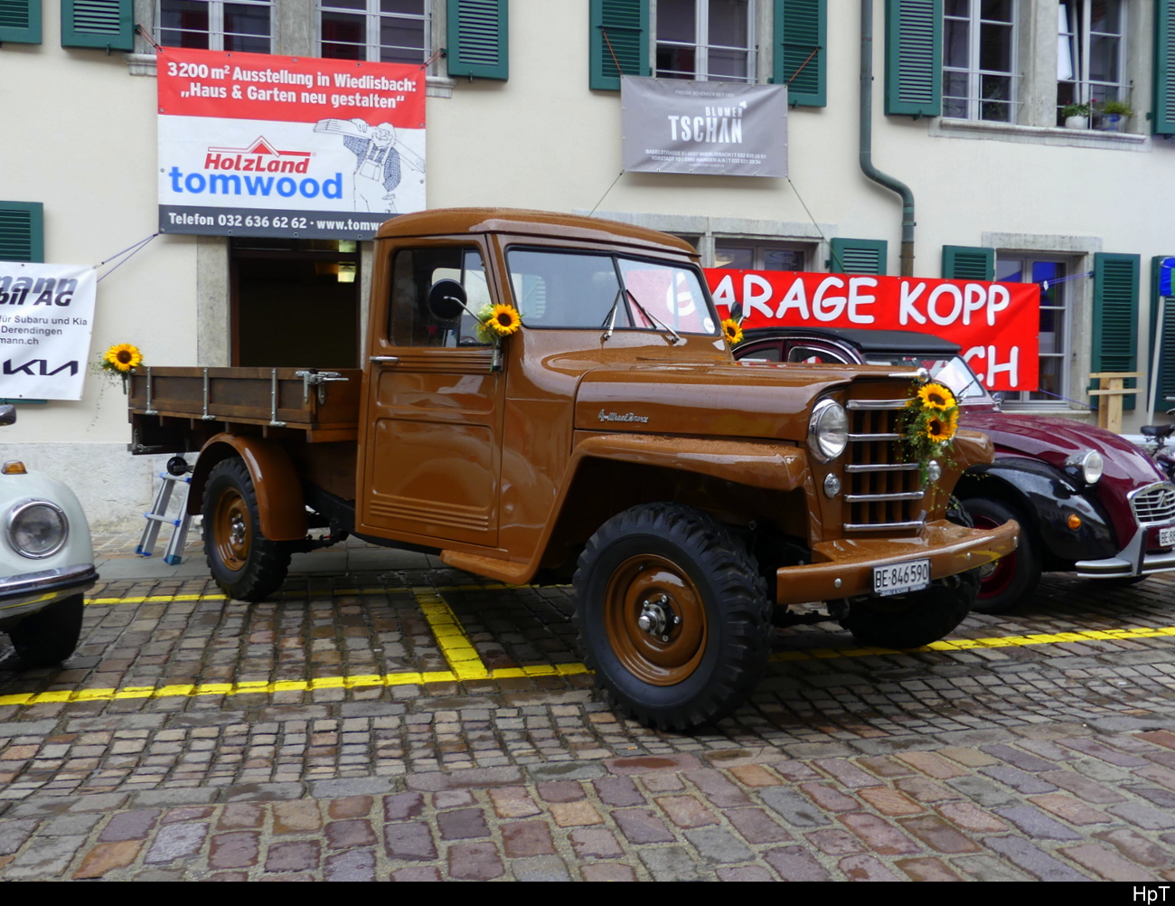 Willys Overland Klein-Transporter am Oldtimer Treffen in Wiedlisbach am 2024.08.18