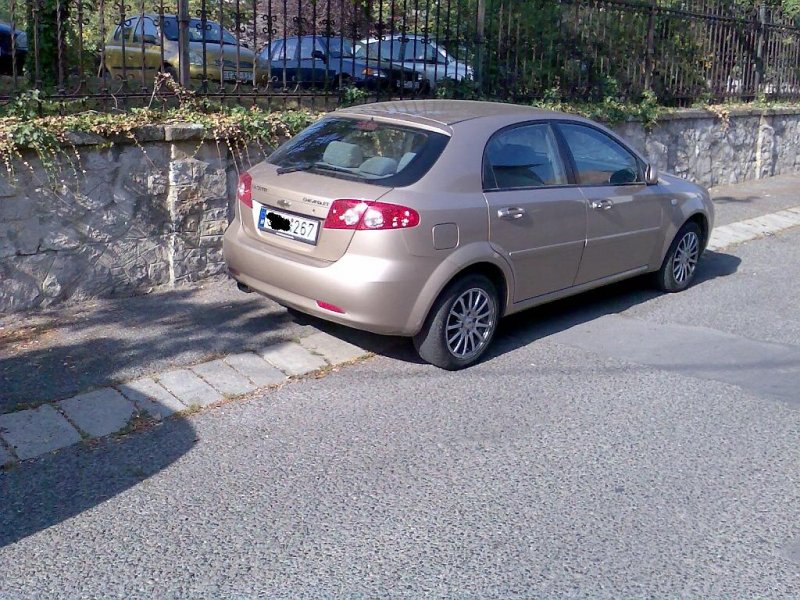 Chevrolet Lacetti, Rckansicht.