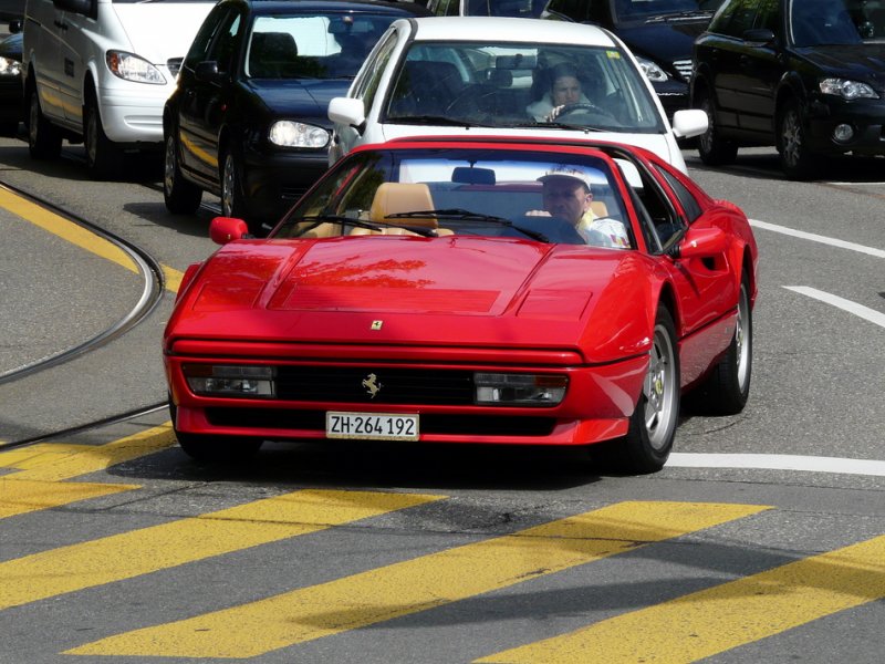  Ferrari ZH 264192 unterwegs in der Stadt Zrich am 26.04.2009