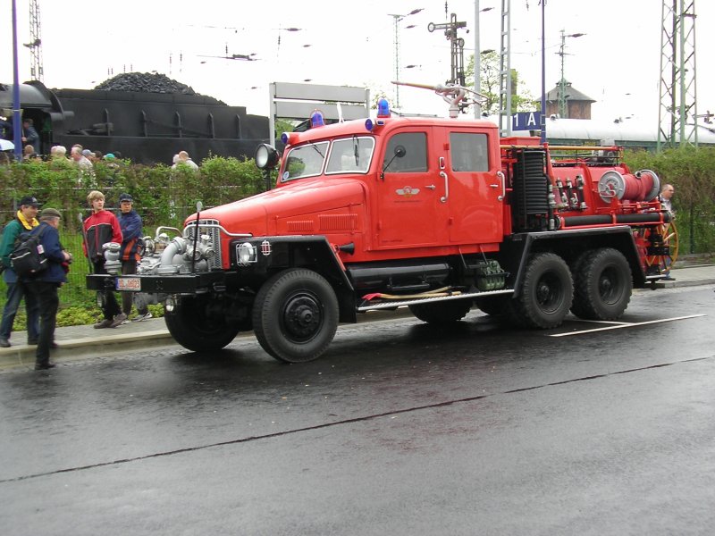 Feuerwehrfahrzeug in Lbbenau