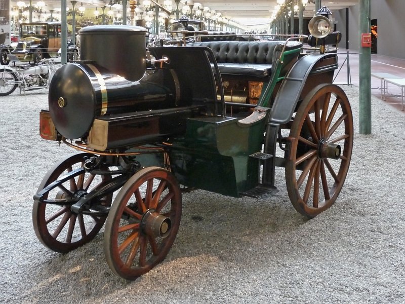 Jacquot Dampfwagen Baujahr 1878 2 Zylinder Cite De L Automobile Mulhouse 3 10 12 Fahrzeugbilder De