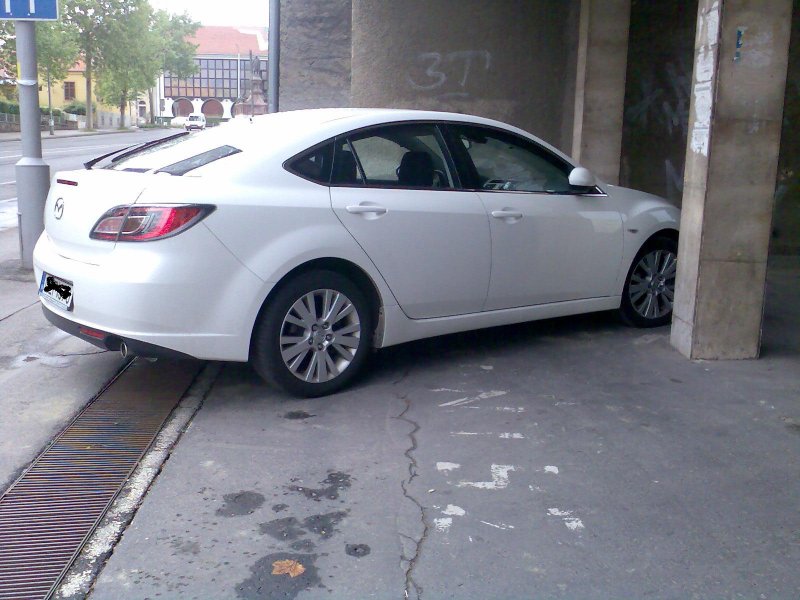 Mazda 6 Hatchback, Rckansicht.