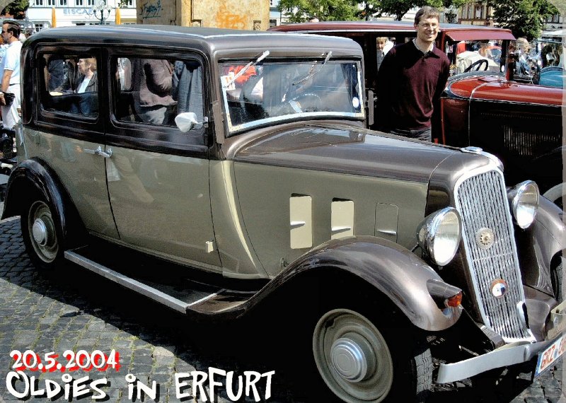 Oldtimertreffen in Erfurt, Domplatz 2004