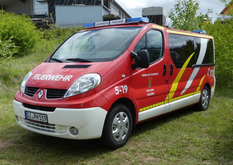 Renault Trafic Der Feuerwehr Pohlheim Hausen Steht Auf Dem