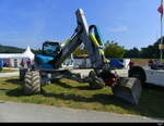 Menzi Muck M5.45 Geländebagger in Diessbach/BE am 1 Traktoren - Treff am 2024.09.01