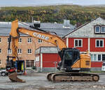 =CASE CX 245 D steht auf einer Baustelle in Hammerfest in September 2024