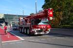 BF Darmstadt Tadano Feuerwehrkran am 07.09.24 beim Blaulichttag in Darmstadt