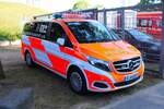 BF Frankfurt am Main Mercedes Benz Vito ELW B-Dienst am 24.08.24 beim Leistungsvergleich Höhenrettung in Frankfurt am Main