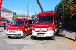 Berufsfeuerwehr Darmstadt Mercedes Benz Sprinter und VW T6 ELW am 07.09.24 beim Blaulichttag in Darmstadt