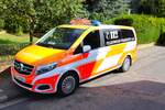 Berufsfeuerwehr Frankfurt Mercedes Benz Vito ELW B-Dienst am 14.09.24 beim Tag der offenen Tür in Enkheim