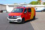 Feuerwehr Bad Orb VW T6 ELW (Florian Bad Orb 1/11) am 29.09.24 bei einen Fototermin.