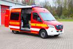 Feuerwehr Nidda Mercedes Benz Sprinter ELW (Florian Nidda 1-11) am 10.11.24 bei einen Fototermin.