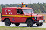 Einsatzleitwagen der Bundeswehrfeuerwehr stationiert ist das Fahrzeug beim Hubschraubergeschwader 64 (HSG 64) auf dem Fliegerhorst Schönewalde/Holzdorf in Brandenburg Mercedes-Benz 250 GD MB