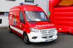 Feuerwehr Hanau Mercedes Benz Sprinter GW Brandschutzerziehung am 25.08.24 beim Tag der offenen Tür