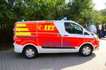 Feuerwehr Frankfurt am Main Ford Transit GW-MANV beim Tag der offenen Tür am 22.09.24 