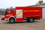 Feuerwehr Nidda Mercedes Benz Atego GW-L (Florian Nidda 1-64) am 10.11.24 bei einen Fototermin.