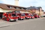 Feuerwehr Kelkheim (Taunus) DLK,LF16/12,HLF20,GW-l,RW und MTW am 08.06.24 beim Tag der Feuerwehr 