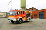 Feuerwehr Mörfelden Walldorf Mercedes Benz Atego HTLF16/25 (Florian Mörfelden Walldorf 2-23) am 04.03.23 bei einem Fototermin