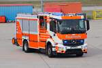 Fraport Flughafenfeuerwehr Frankfurt am Main Mercedes Benz Arocs HTLF am 16.10.24 an der Wache 3