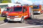 Feuerwehr Hanau IVECO Daily KLAF bei Jahresabschlussübung am 05.10.24 in Hanau Steinheim