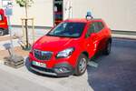 Feuerwehr Biebesheim Opel Mokka KdoW bei der Sternfahrt Kreisfeuerwehrtag Groß Gerau am 01.09.24 in Mörfelden Walldorf