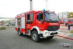 Feuerwehr Frankfurt am Main Mercedes Benz Atego LF20 am 29.10.22 bei der Herbstabschlussübung der Jugendfeuerwehren